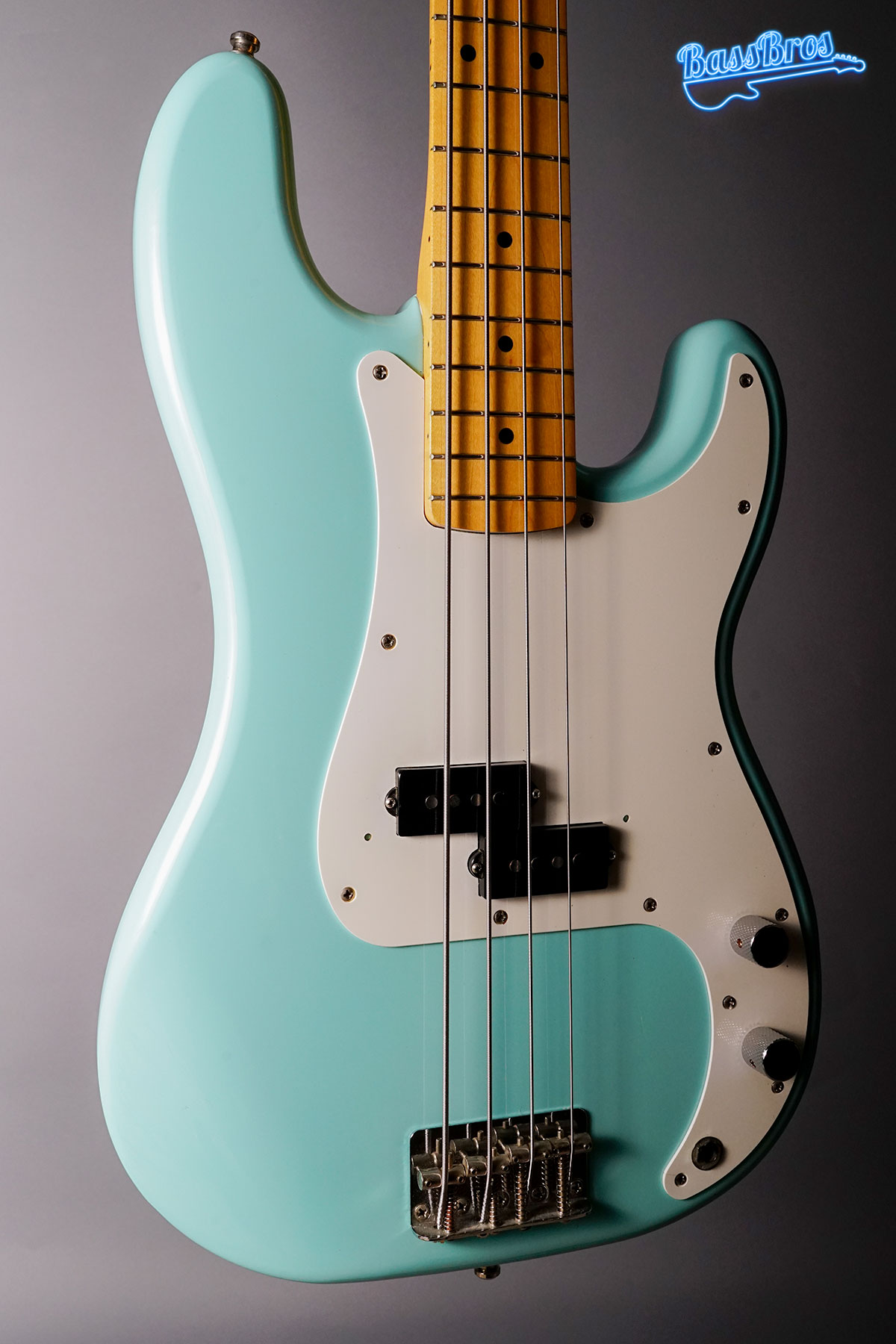Fender Japan PB57 Precision Bass Reissue MIJ 1996 Daphne Blue BassBros