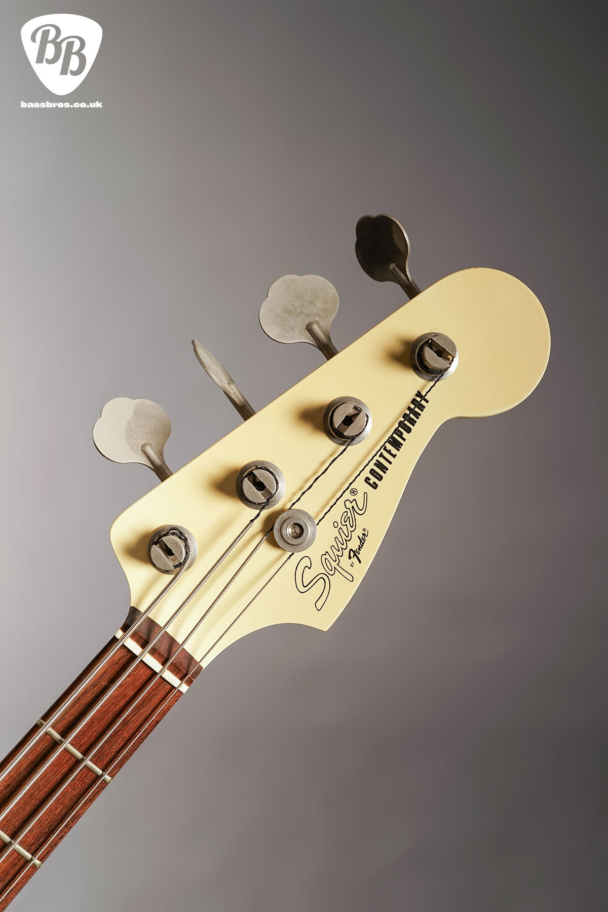 Squier JV Contemporary Series PJ Bass White | BassBros