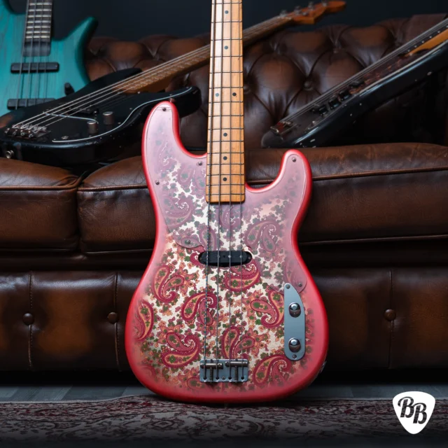 1996 Ernie Ball Music Man Stingray 20th Anniversary Flamed